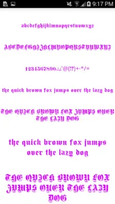 Color Fonts #4 android App screenshot 0