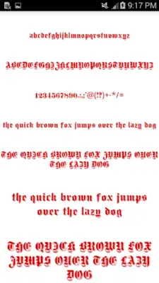 Color Fonts #4 android App screenshot 2